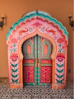 Jaipur style 3D back drop