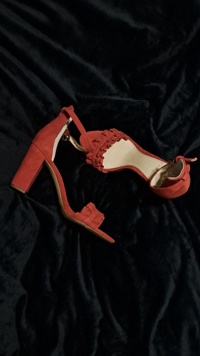 Red Vince Camuto Heels