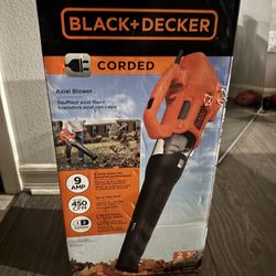 Black + Decker Leaf Blower (corded) 