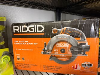 RIDGID 18V 6-1/2 In. Circular Saw Kit