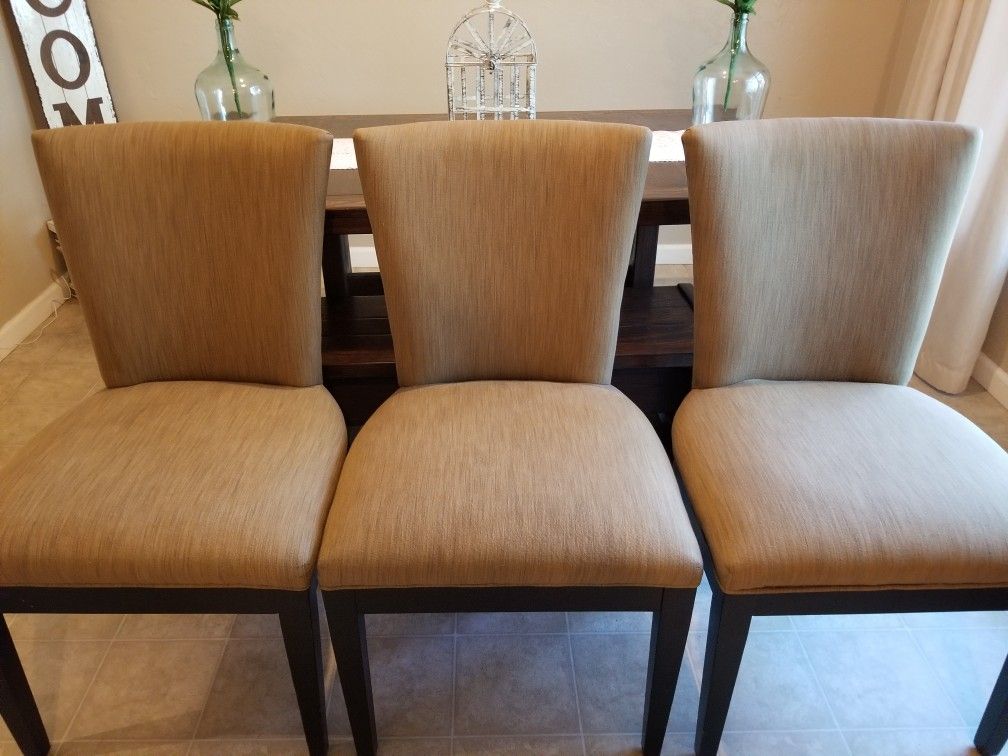 Crate and barrel chairs (3)