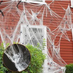 Halloween Spider Web Decorations