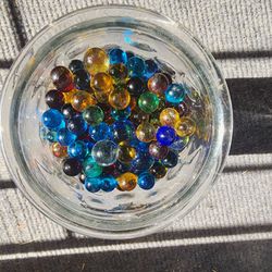 Vintage glass marbles