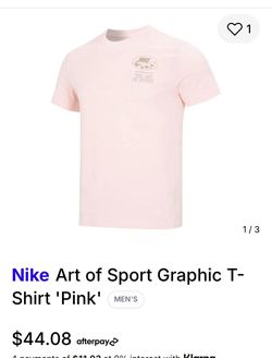 Nike Art of Sport Graphic T-Shirt Pink