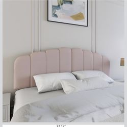 New pink padded  head board for king frame.