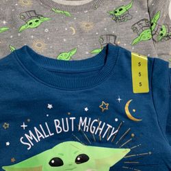 STAR WARS SIZE ( 5 ) 2PACK SWEATSHIRTS NEW 