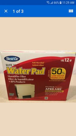 BRAND NEW BOX OF 11 BestAir A12-W Replacement Water Pad