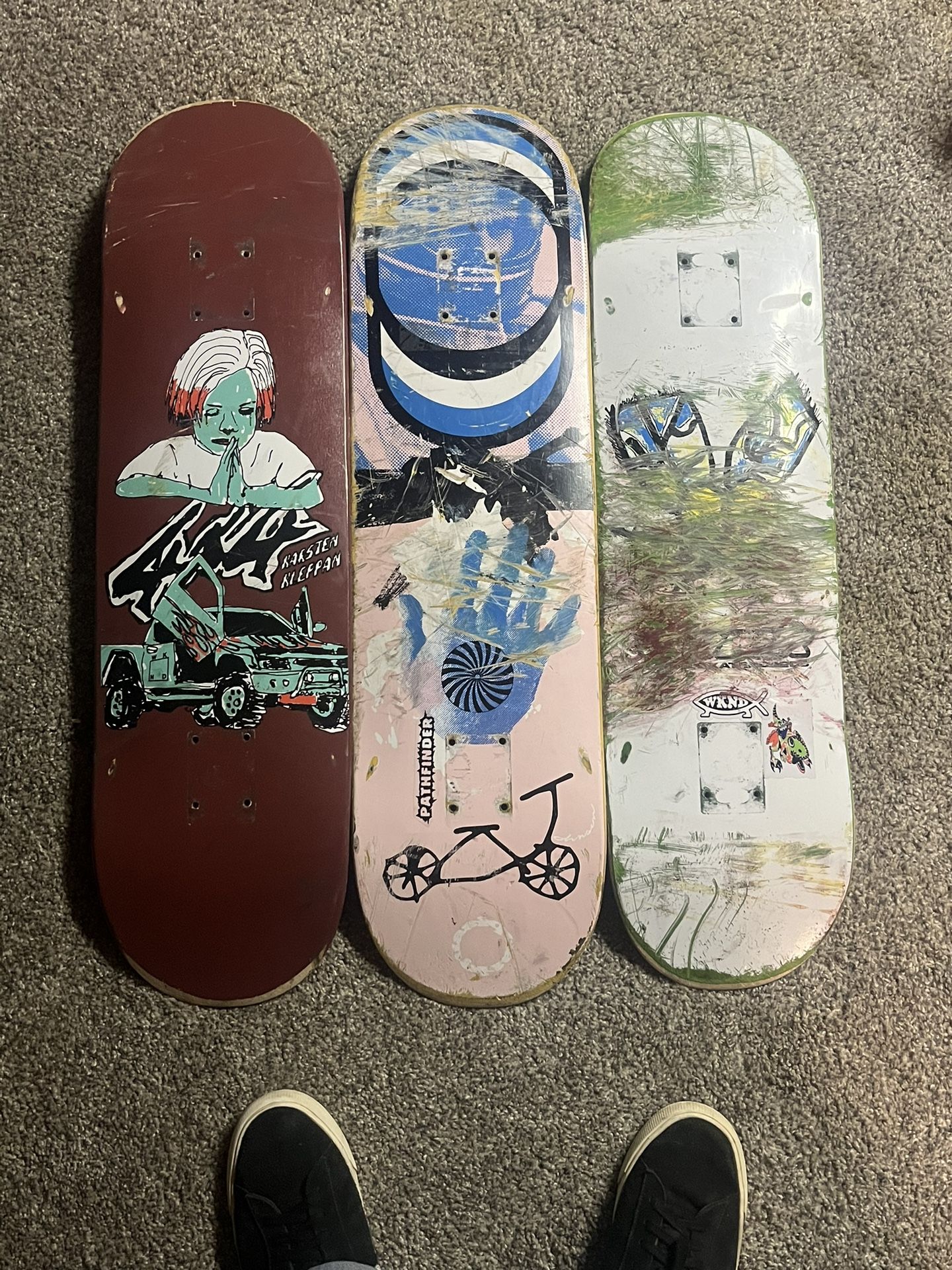 8.25 Skateboard Decks And Trucks