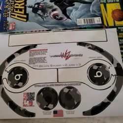 Beats By Dre Headphones Stickers Camo
