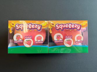 Squeeezy Peach Squishy Toy