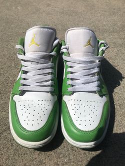 Jordan 1 lows green size 10