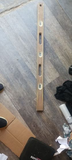 Stanley Leveler  Wood 4ft Level Vintage