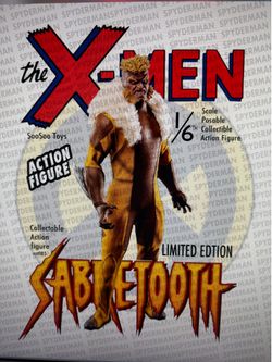 Sabretooth action figure   Sixth scale x-men collectible. Creed limited ed