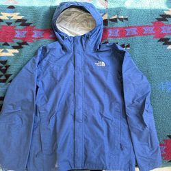 The North Face Venture Blue Waterproof Rain Jacket Size M