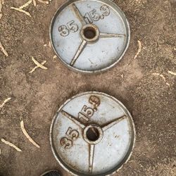 35lb Olympic Weight Plate Set 