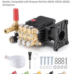 Pressure Washer Pump, 25.4 mm(1") Shaft