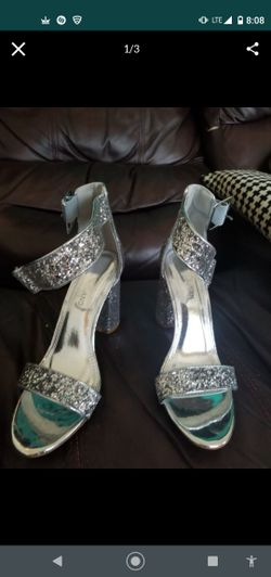 Silver heels