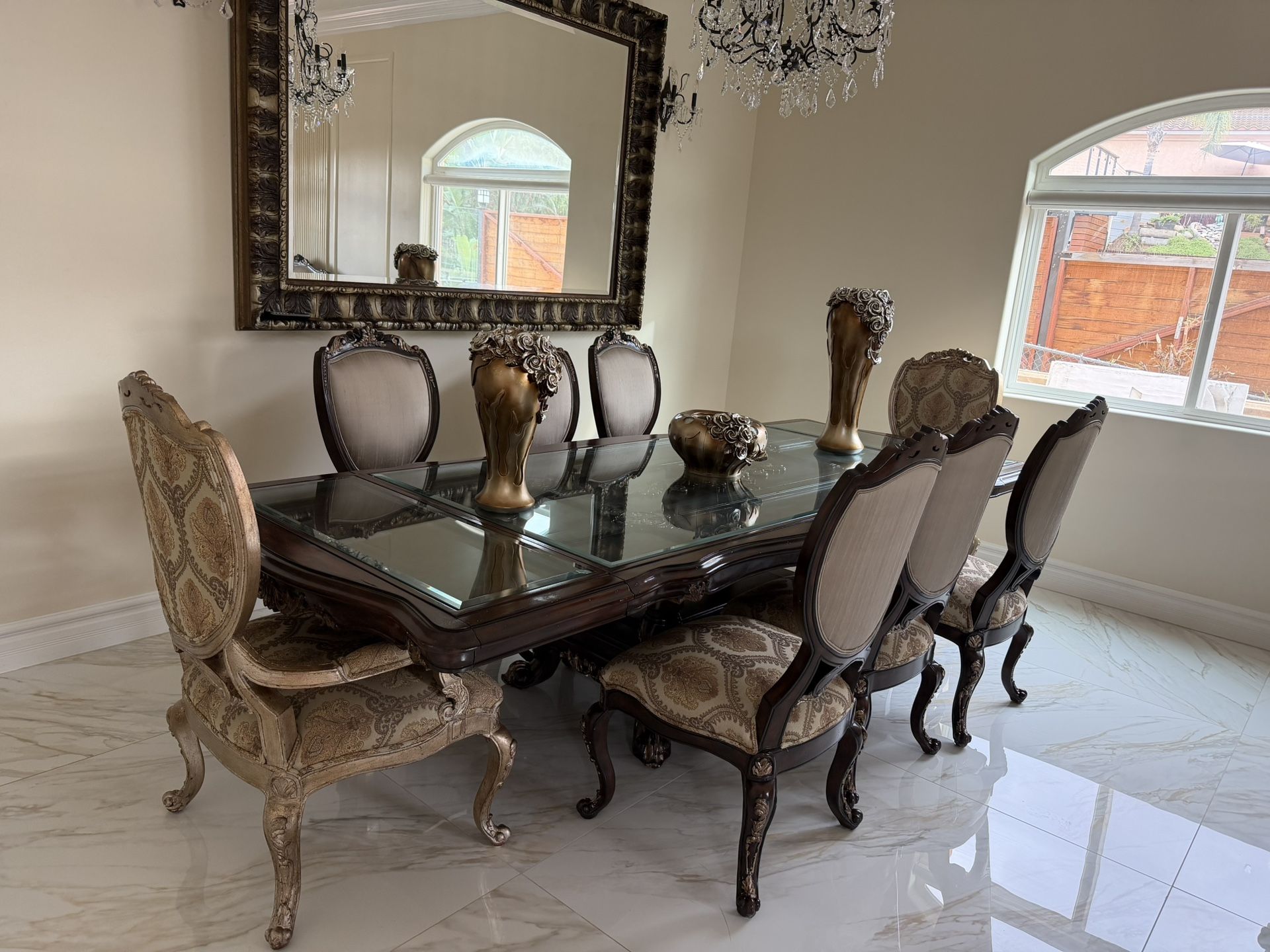 9 Piece Dining Table Set