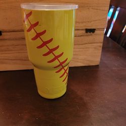 Yeti Baseball Tumbler Mug