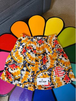 Eric Emanuel orange butterfly shorts lightly used size large men’s