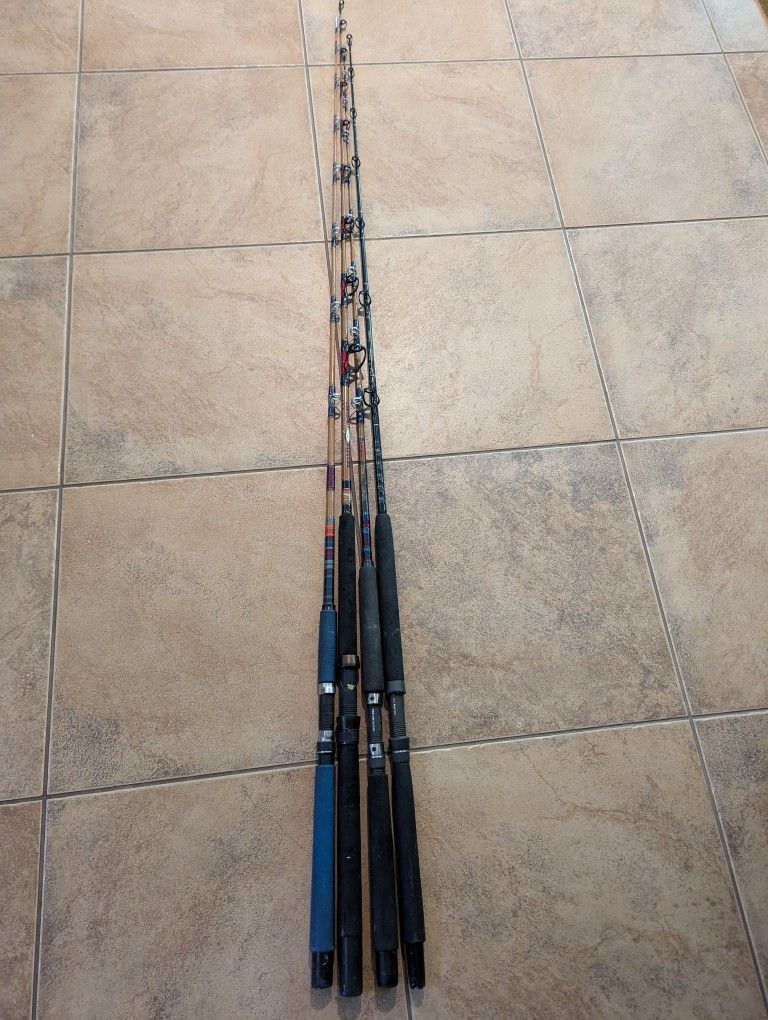 Various Saltwater Fishing Rods Fenwick Sabre