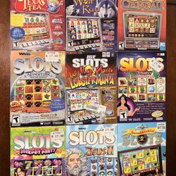 Huge Lot Of 21 Real Deal Slots And Casino Pc Video Games