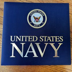 K & Company Navy Scrapbook Album Brand New