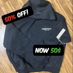 Black Essentials Hoodie 🧼⚫️ 