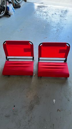 Stadium chairs foldable by Ozark Trail (pair)