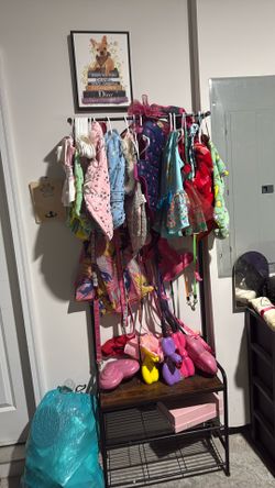 Pet Clothes Coats Swimsuits N Trunks Dresses Towels All Seasons Clothes Sweaters Shorts Etc