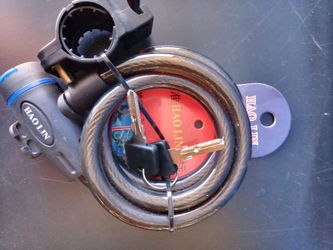 Bike Lock with Keys