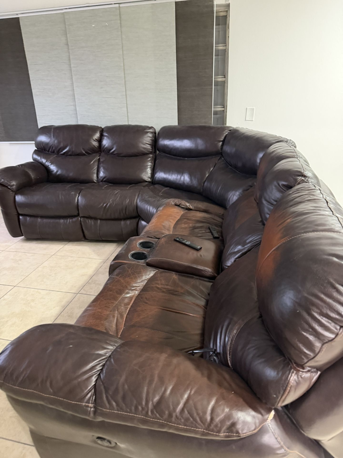 dark brown sofa sectional leather