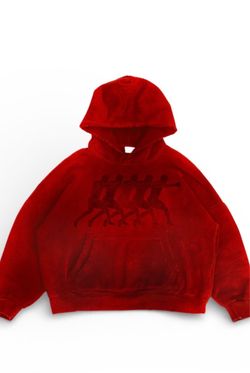 Red StreetWear Boxing Logo Hoodie