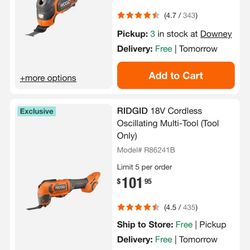 RIDGID Multi Tool 