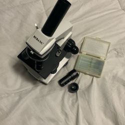 Microscope Complete With Slides!