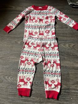 Kids Christmas Reindeer Pajama Set