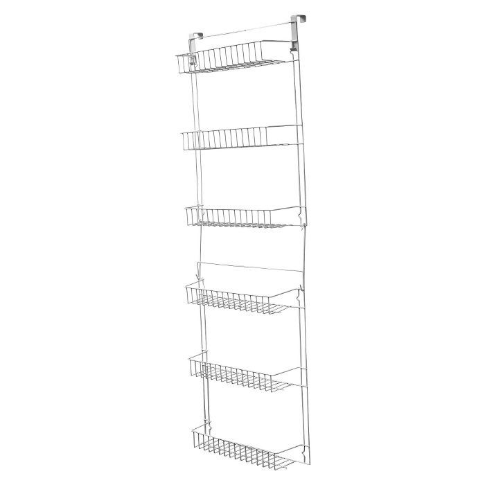 5’” Overdoor Storage Basket Rack