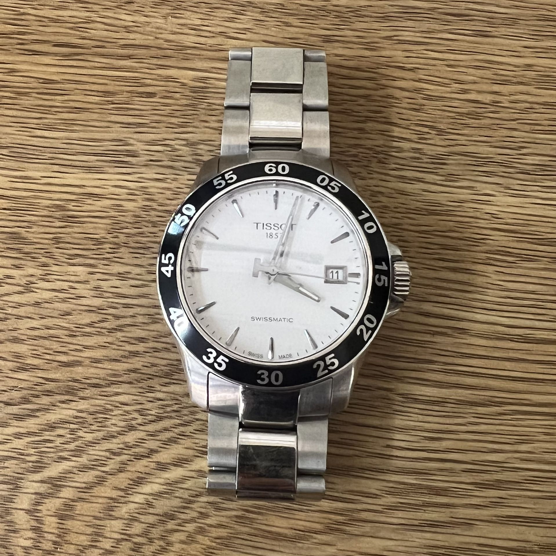 Tissot Swissmatic White Face Automatic Men’s Watch T106407A