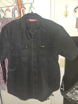 SUPREME Loose Fit S/S Denim Painter Shirt