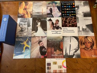 15 Vintage New York Institute of Photography  Course Books Plus a NYI Color Printing Guide and Ring-Around Chart