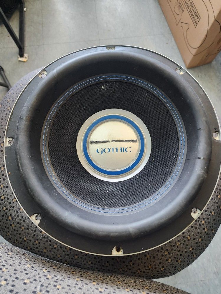 Power Acoustic Gothic 12" Sub, Very Good Condition