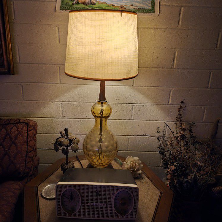 Antique 1960's Lamps - Pair