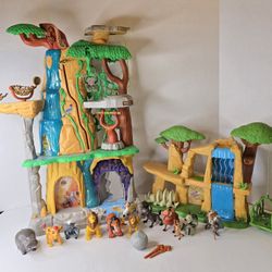 Disney Just Play Lion King Lion Guard Training Lair Playset Incomplete. Works
