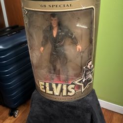 Elvis Presley ’68 Comeback Special Collectible Figure – “The Sun Never Sets on a Legend”