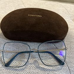 Tom Ford TF5613  098 Blue Eyeglasses Frame