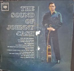 Johnny Cash "The Sound Of Johnny Cash" 1962 Columbia OG 1st Press CL1802~VG/VG+