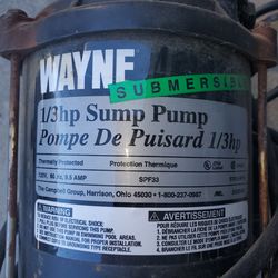 Wayne 1/3hp Sump Pump