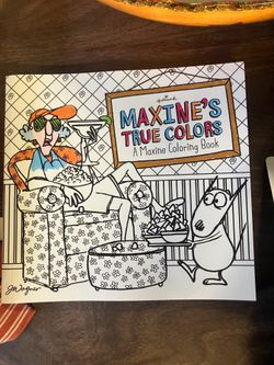 Maxine adult coloring book