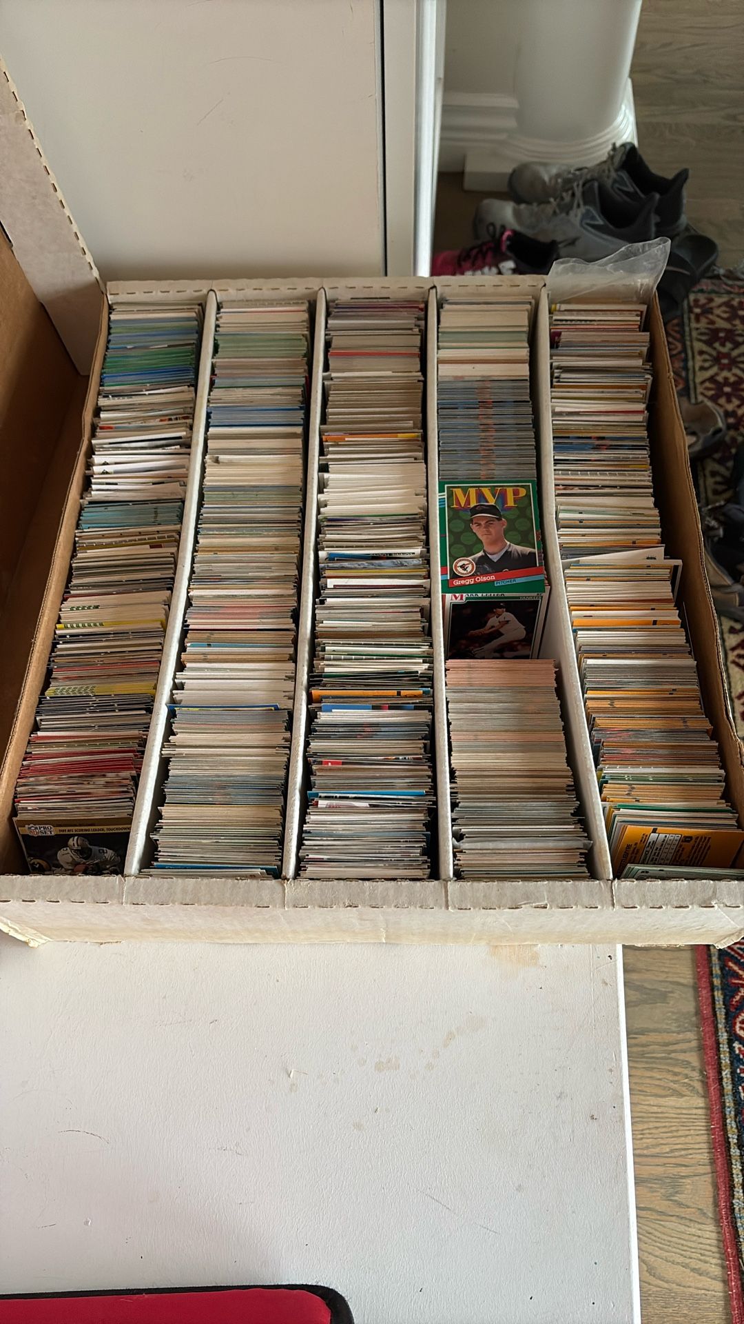 Assorted Baseball, Football Cards