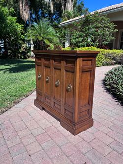 Mid century Drexel neoclassical sideboard / console cabinet